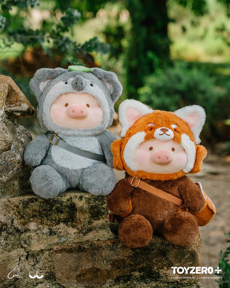 Official Lulu the Piggy Animal Party Plush with Crossbody Bag - Stuffed Animals, Decorations, Soft & Fluffy