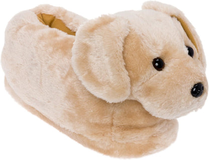 Fuzzy Dog Slippers for Women & Men