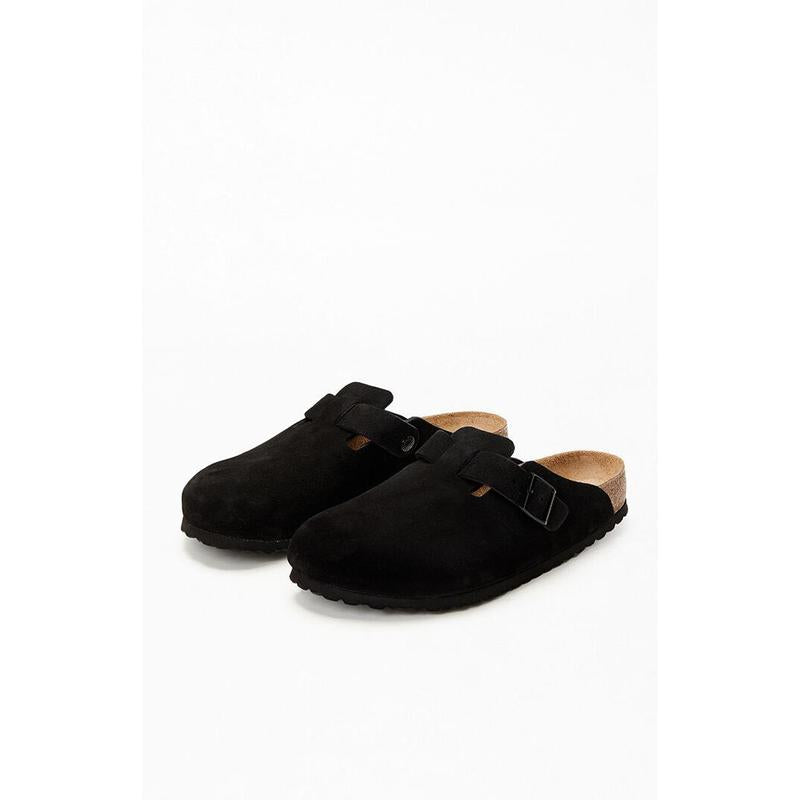 Birkenstock Men'S Boston Soft Footbed Clog Black
