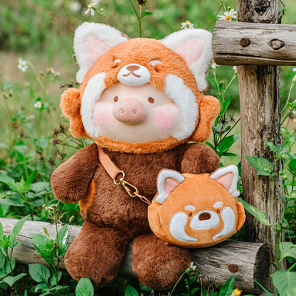 Official Lulu the Piggy Animal Party Plush with Crossbody Bag - Stuffed Animals, Decorations, Soft & Fluffy