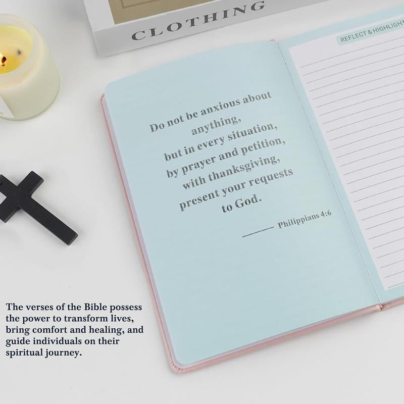 Prayer Journal for Woman - Journal with Prompts, Verse and Scripture - Devotional & Guided Journal for Women and Men, 60 Weeks Study Journal for Christians