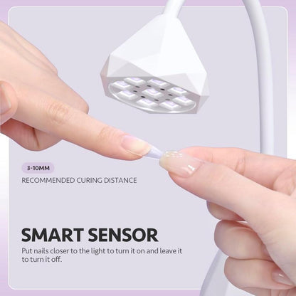 GAOY Omin-Cure Nail Lamp, Rechargeable UV Light for Gel Nail Polish, USB Nail Dryer for Acrylic Nail Extension Fast Curing Manicure