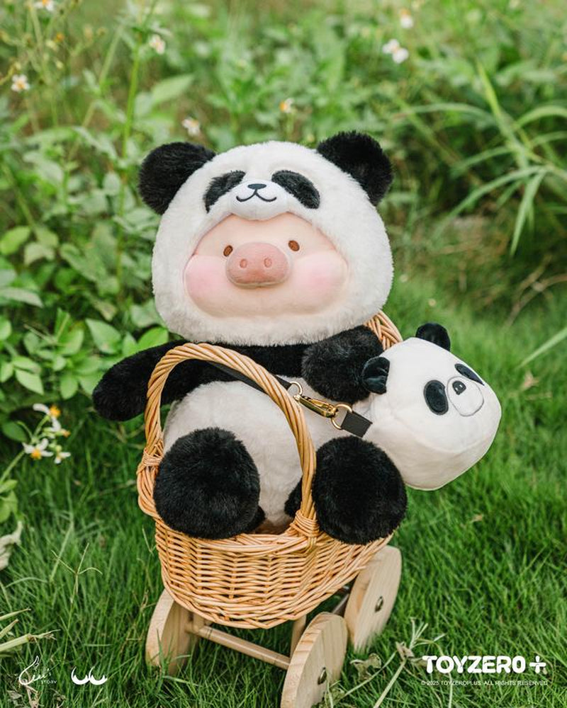 Official Lulu the Piggy Animal Party Plush with Crossbody Bag - Stuffed Animals, Decorations, Soft & Fluffy
