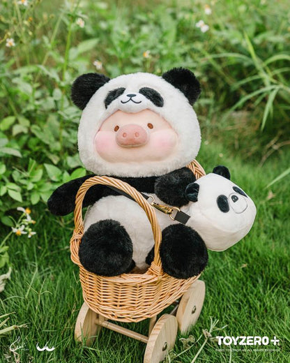 Official Lulu the Piggy Animal Party Plush with Crossbody Bag - Stuffed Animals, Decorations, Soft & Fluffy