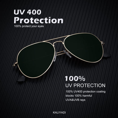 Classic Aviator Sunglasses for Men Women Driving Sun Glasses Polarized Lens UV Blocking