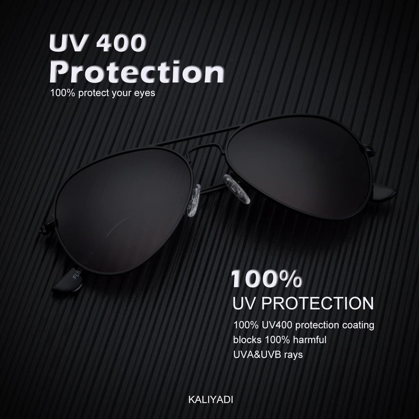 Classic Aviator Sunglasses for Men Women Driving Sun Glasses Polarized Lens UV Blocking