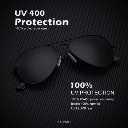 Classic Aviator Sunglasses for Men Women Driving Sun Glasses Polarized Lens UV Blocking