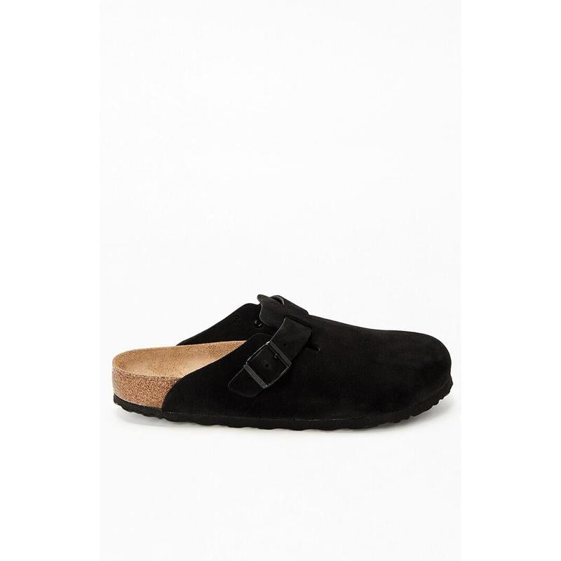 Birkenstock Men'S Boston Soft Footbed Clog Black