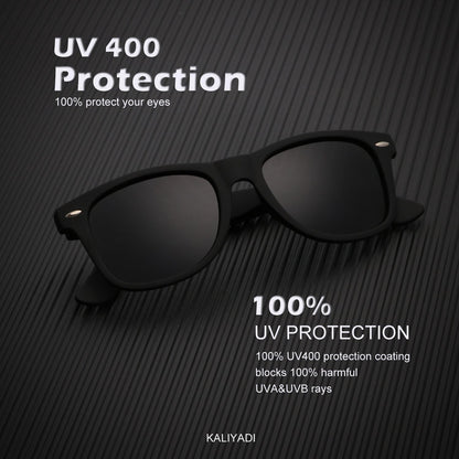 Polarized Sunglasses for Men and Women Semi-Rimless Frame Driving Sun Glasses UV Blocking