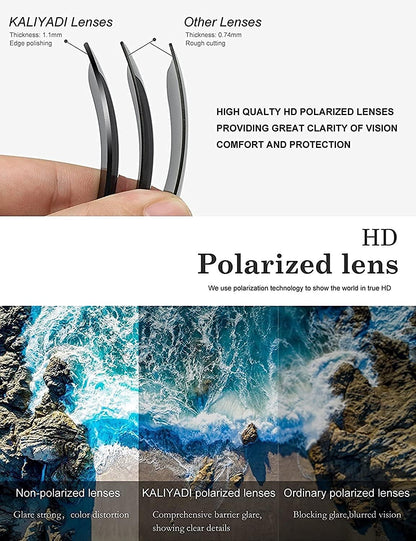 Classic Aviator Sunglasses for Men Women Driving Sun Glasses Polarized Lens UV Blocking