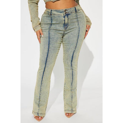 Vittoria Tinted Stretch Skinny Jeans - Light Wash