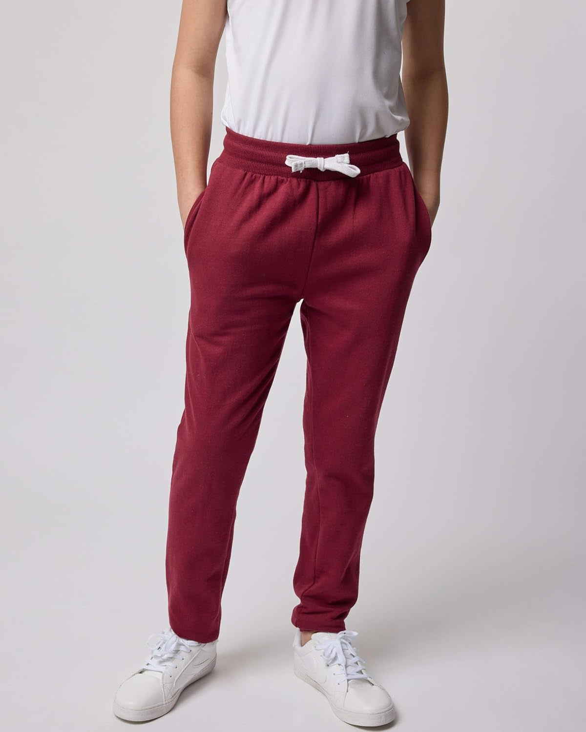 3 Pack: Boys' Cotton Fleece Jogger Sweatpants - Active Athletic Youth Pants for Teens with Pockets