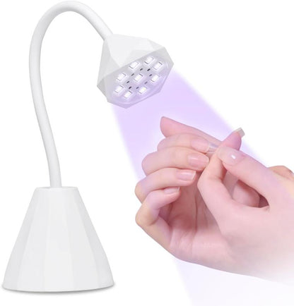 GAOY Omin-Cure Nail Lamp, Rechargeable UV Light for Gel Nail Polish, USB Nail Dryer for Acrylic Nail Extension Fast Curing Manicure