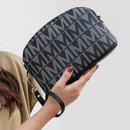 Bolso Tote Pequeño De Cuero Vegano Para Mujer Azul Marino, 4 Piezas