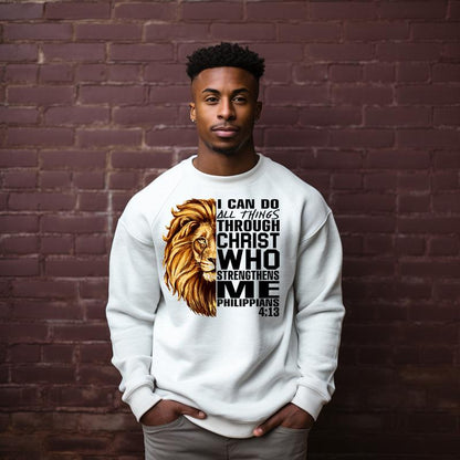 5-Pack or 10-Pack Lionhead Philippians 4:13 and Lionhead Proverbs 28:1 Mixed DTF Heat Transfer for T-Shirt DIY Printing