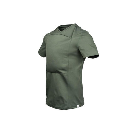 Dad Shirt | Fern | Hands-Free Baby Carrier for Dad with Kangaroo Pouch | Engineered for Bonding, Safety, & Comfort for Newborns up to 15 Lbs. | CPSC Approved