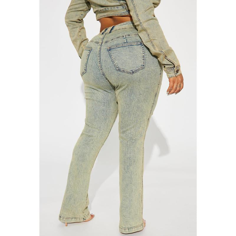 Vittoria Tinted Stretch Skinny Jeans - Light Wash