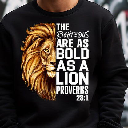5-Pack or 10-Pack Lionhead Philippians 4:13 and Lionhead Proverbs 28:1 Mixed DTF Heat Transfer for T-Shirt DIY Printing