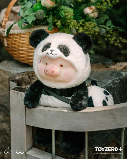 Official Lulu the Piggy Animal Party Plush with Crossbody Bag - Stuffed Animals, Decorations, Soft & Fluffy