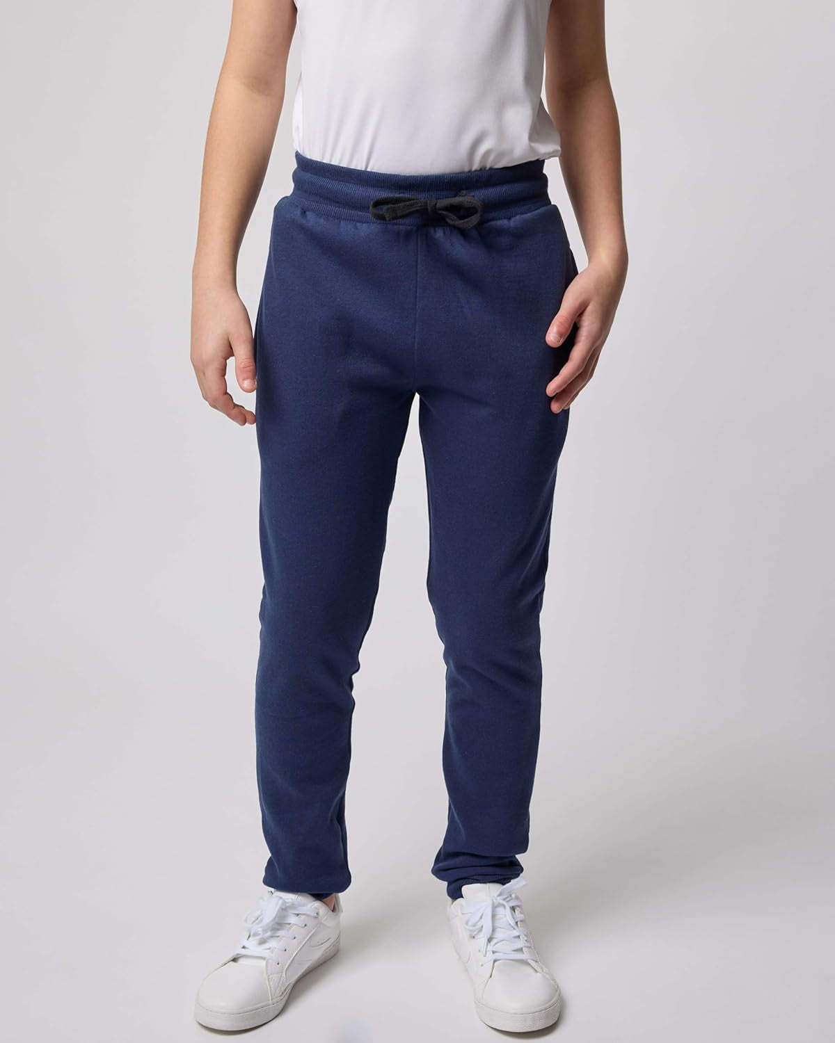3 Pack: Boys' Cotton Fleece Jogger Sweatpants - Active Athletic Youth Pants for Teens with Pockets
