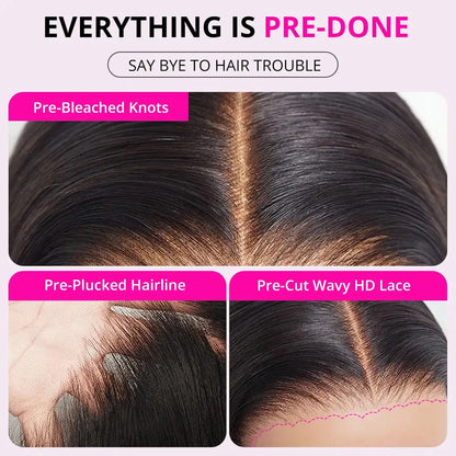 Tinashe Honey Blonde Highlight 6X5 Glueless HD Lace Closure Wig Pre-Cut HD Lace Pre-Bleached Knots Pre-Everything Lace Closure Wig