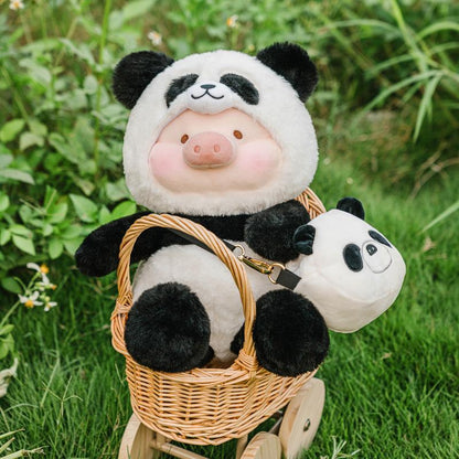 Official Lulu the Piggy Animal Party Plush with Crossbody Bag - Stuffed Animals, Decorations, Soft & Fluffy
